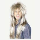 80-tal Rockstjärna Peruk Blond/Brun