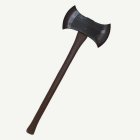 Dubbelsidig Viking Leksaksyxa Svart