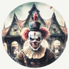 Horrow Clown Papperstallrikar