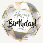 Happy Birthday Marmor Folieballong