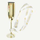 Student Champagneglas Guld