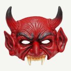 Djävul halvmask i latex