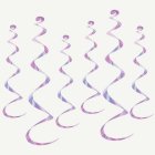Metalliska Swirls Iriserande