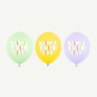 Happy Birthday Latexballonger Pastell