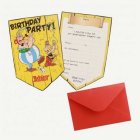 Asterix® Inbjudningskort Med Kuvert