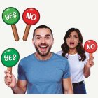 Yes/No Handskyltar