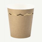 Pappmugg Kraft/Guld
