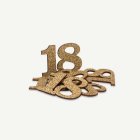 18 År Bordskonfetti Guld