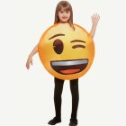 Blinkande Smiley Emoji Barndräkt