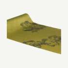 Blommig Velour Bordslöpare Grön