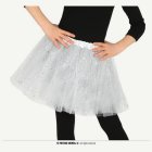 Glittrande Tyllkjol Barn Vit
