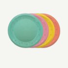 Återanvändbara Plasttallrikar Pastell