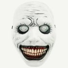 Vit monstermask med bubbelögon