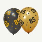 85 År Golden Celebrations Latexballonger