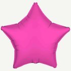 Neon Stjärna Folieballong Rosa