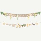 Happy Birthday Safari Pappersbanner