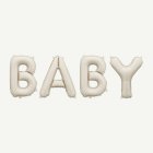 Baby Folieballong Beige