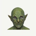 Troll Hyperrealistisk Latexmask Grön