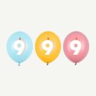 9 År Födelsedag Latexballonger