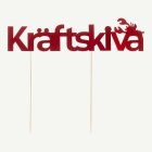 Kräftskiva Matdekoration