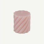 Spiral Blockljus Rosa