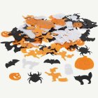 Halloween Konfetti Orange/Svart/Vit
