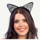 Glittrande Kattöron Hårband