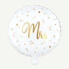 Mrs Folieballong Vit/Guld