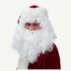 Jultomte Peruk Med Skägg Vit