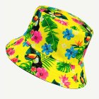 Tukan Hawaii Bucket Hat Gul