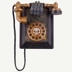 Hemsökt Telefon Svart/Guld