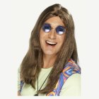 Lång Hippieperuk Brun
