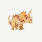 Triceratops Dinosaurie Servetter Brun