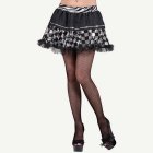 Paljett Tutu Tyllkjol Svart/Silver