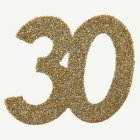 30 År Bordsdekoration Guld