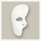 Phantom Halvmask Vit