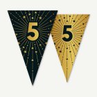 5 År Golden Celebrations Vimpelgirlang