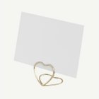 Hjärta Placeringskortshållare Guld