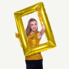 Fotoram Folieballong Guld