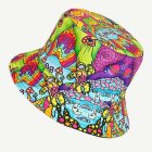 Psykedelisk Bucket Hat Flerfärgad