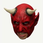 Demon Latexmask Röd