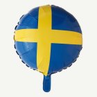 Sverige Folieballong Rund