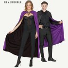 Vändbar Vampyrkappa Svart/Lila