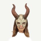 Horn Skalle Mask Brun
