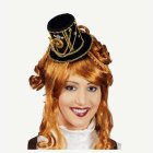 Mini Steampunk Hatt Svart