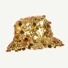 Paljett Bucket Hat Guld