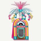 Jukebox Bordsdekoration