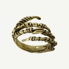 Skeletthand Ring Guld