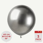 Krom Premium Latexballonger Silver