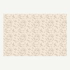 Blommig Duk Beige